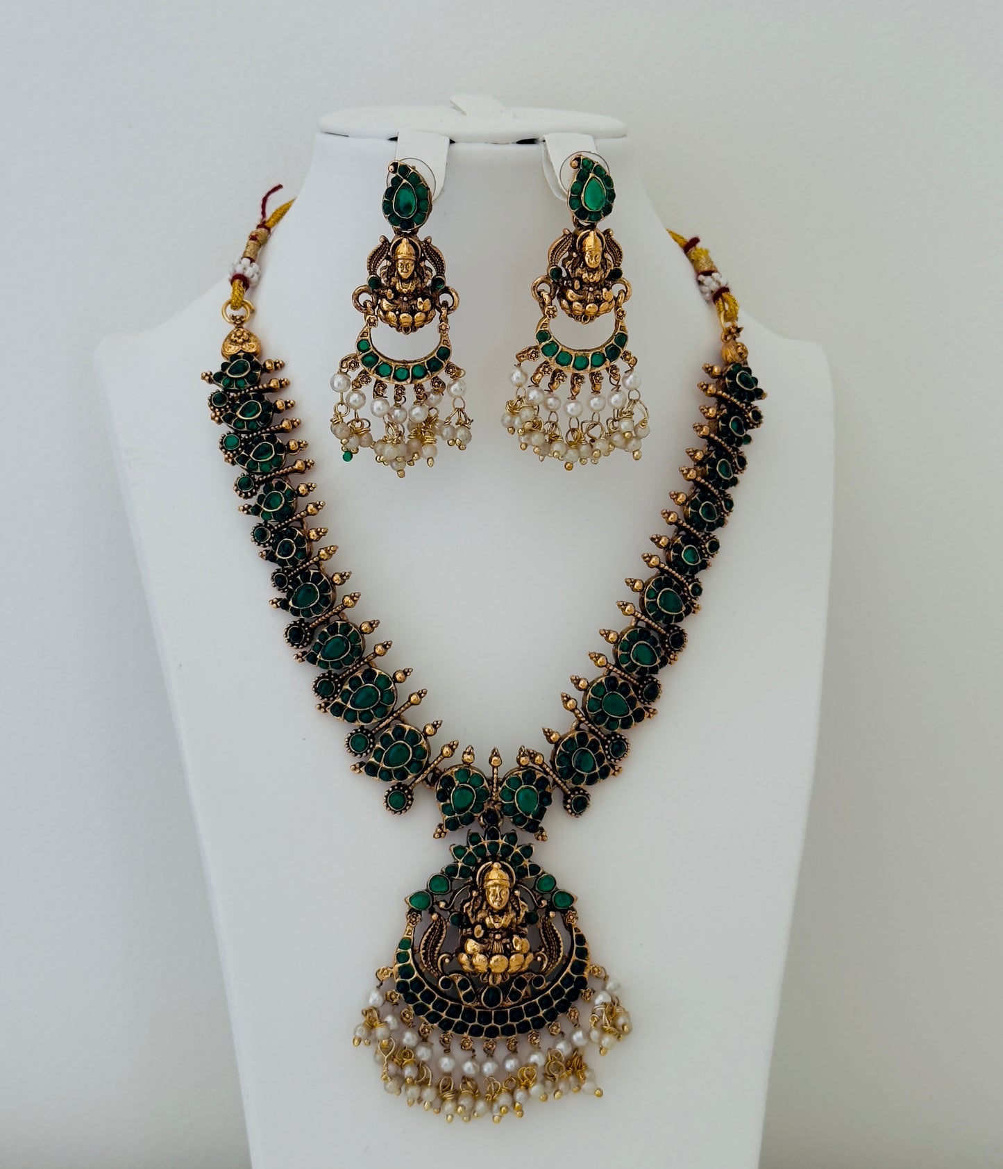 Palakka Model Necklace with heavy temple style pendant