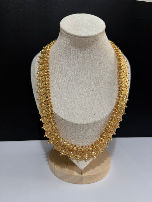 Long golden coin set