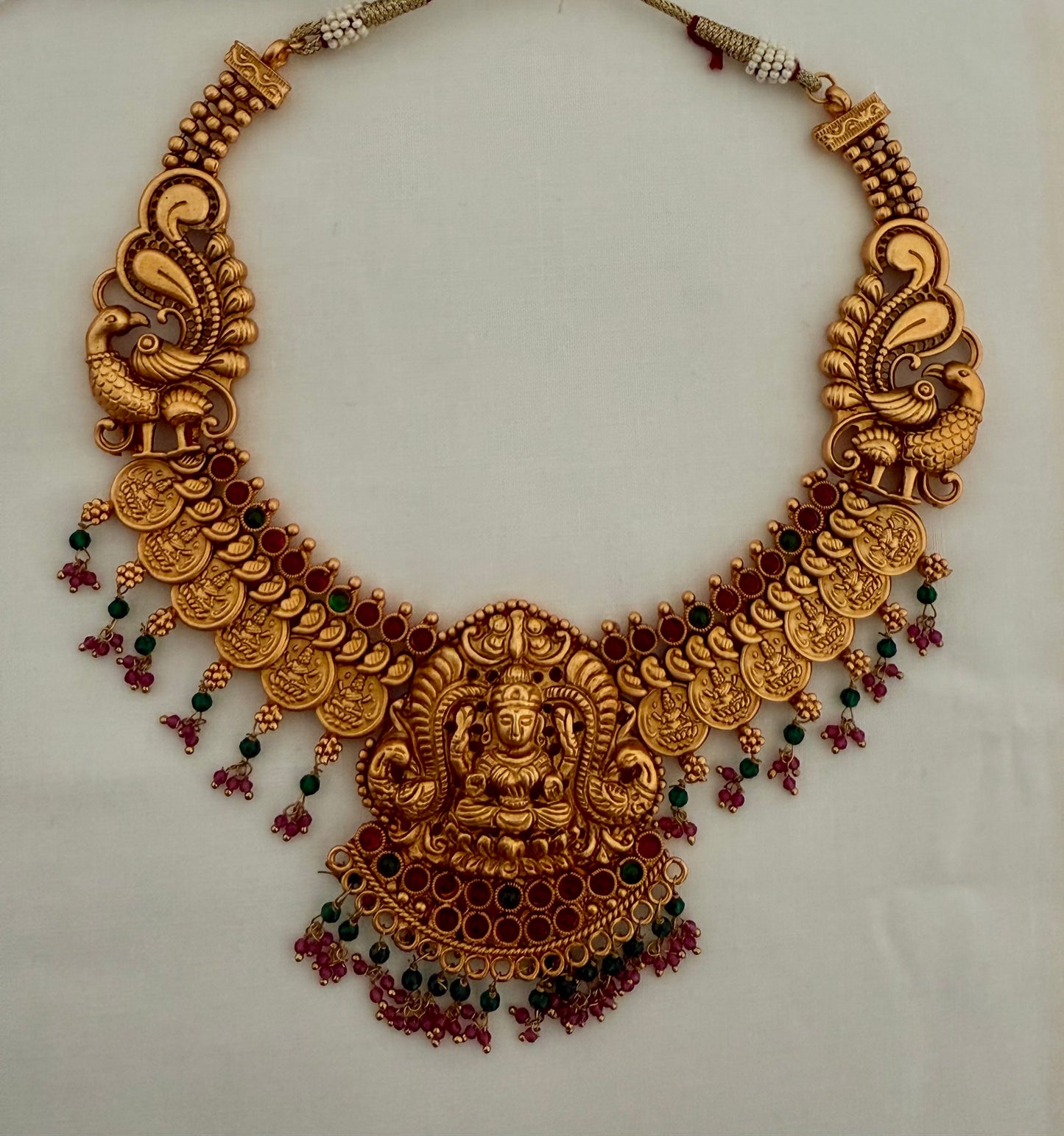 Temple peacock coin set