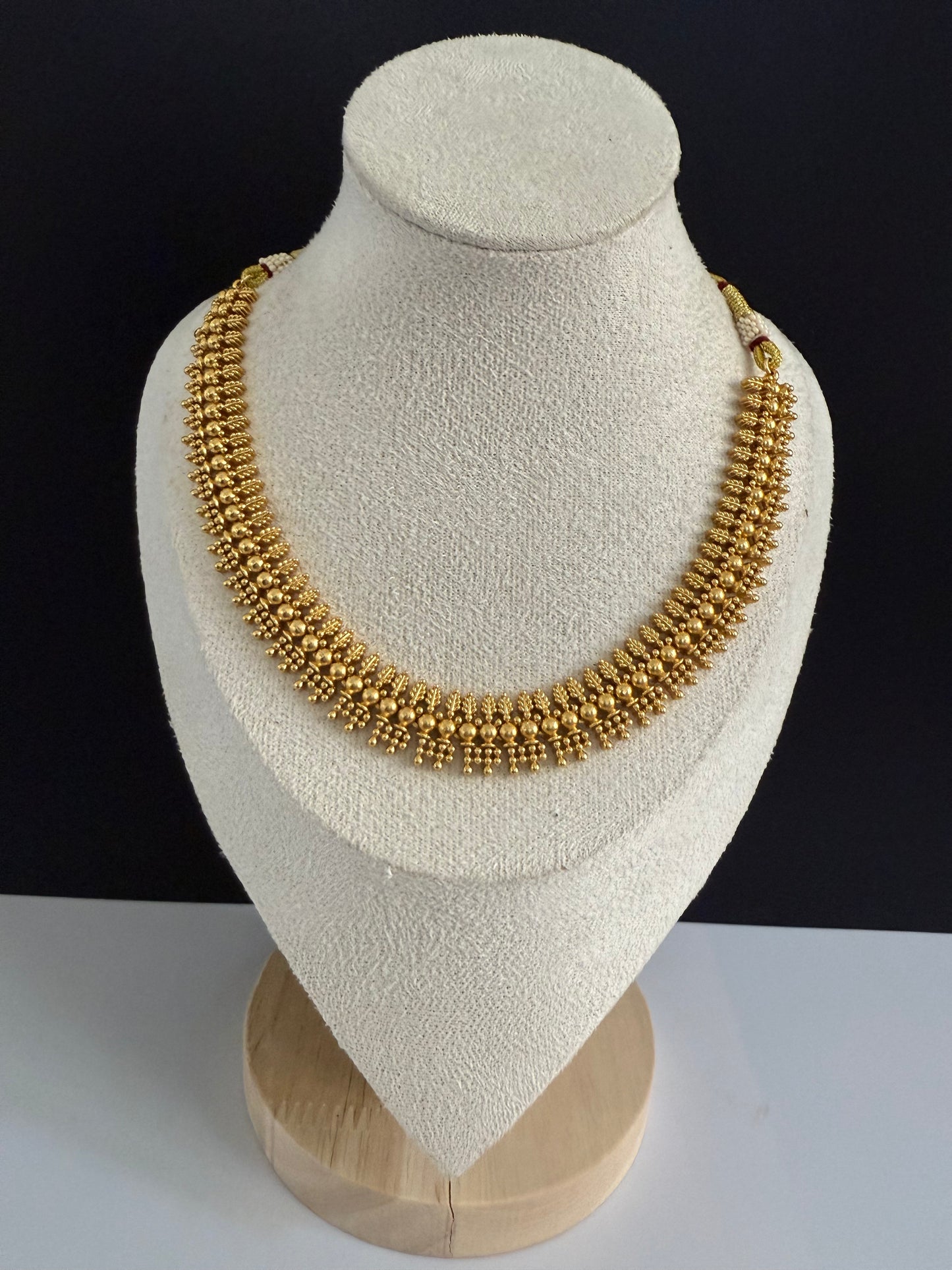 Lightweight Necklace set with pearl jhumka