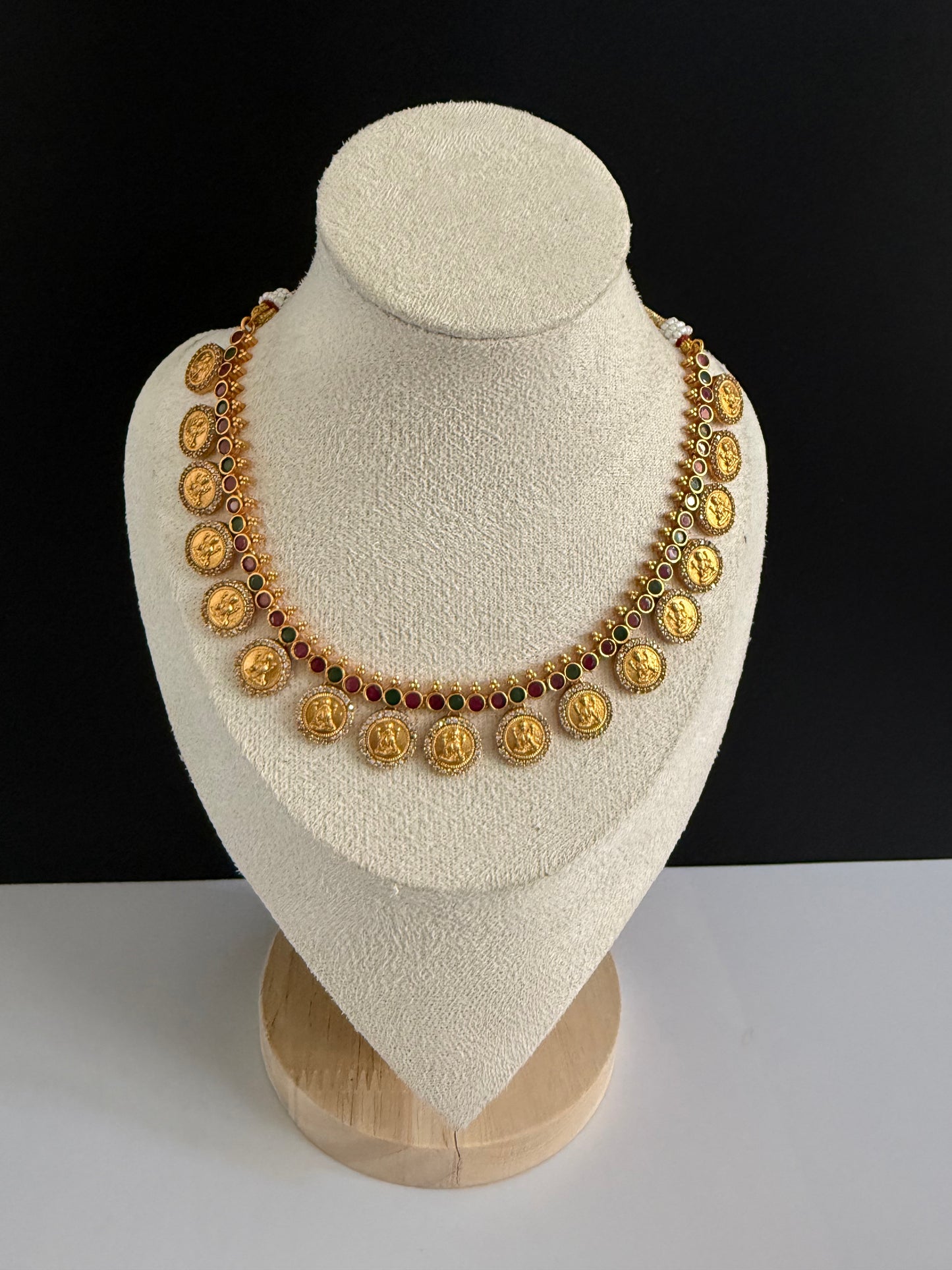 Partywear Lightweight Lakshmi coin set