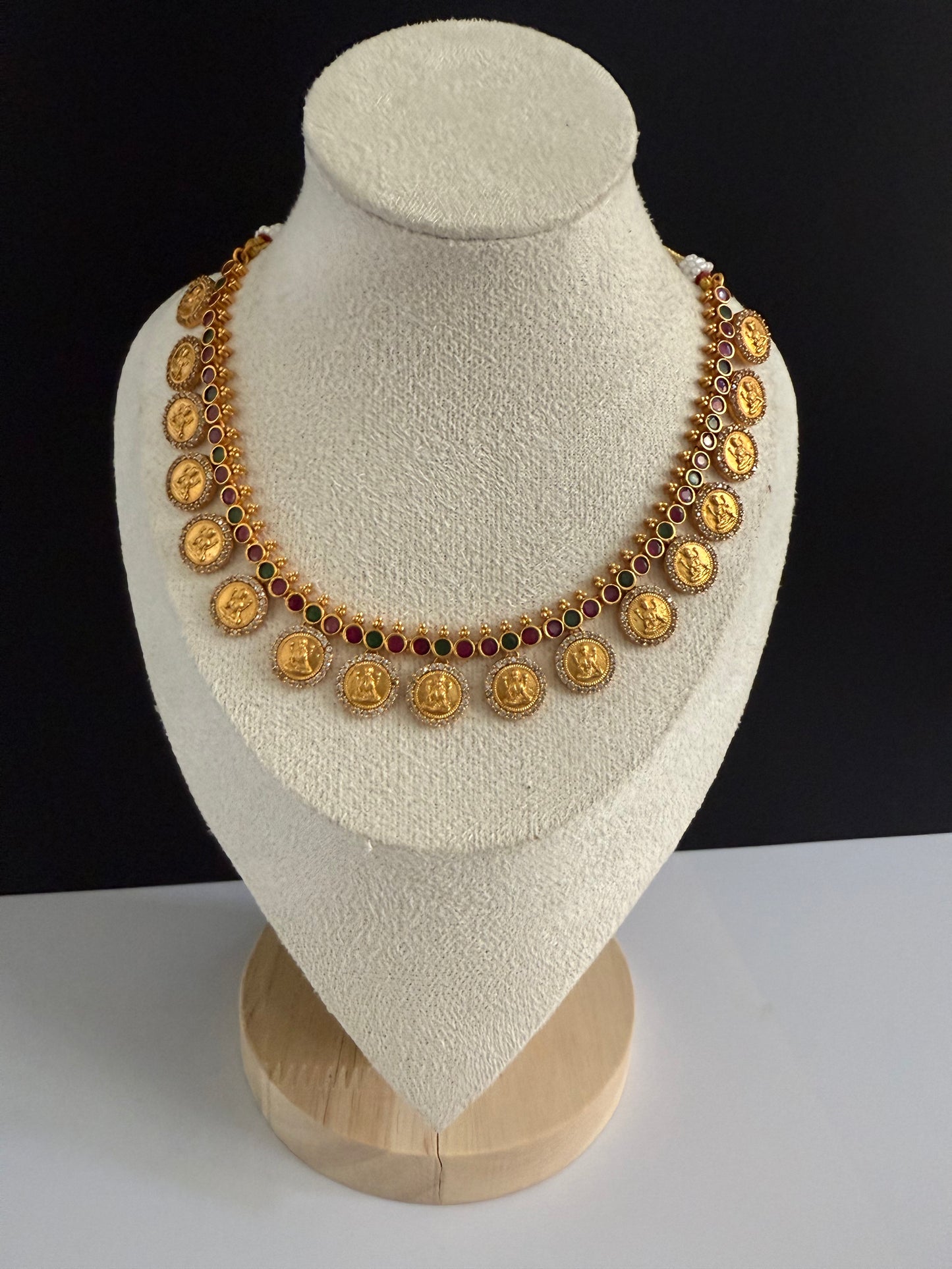 Partywear Lightweight Lakshmi coin set