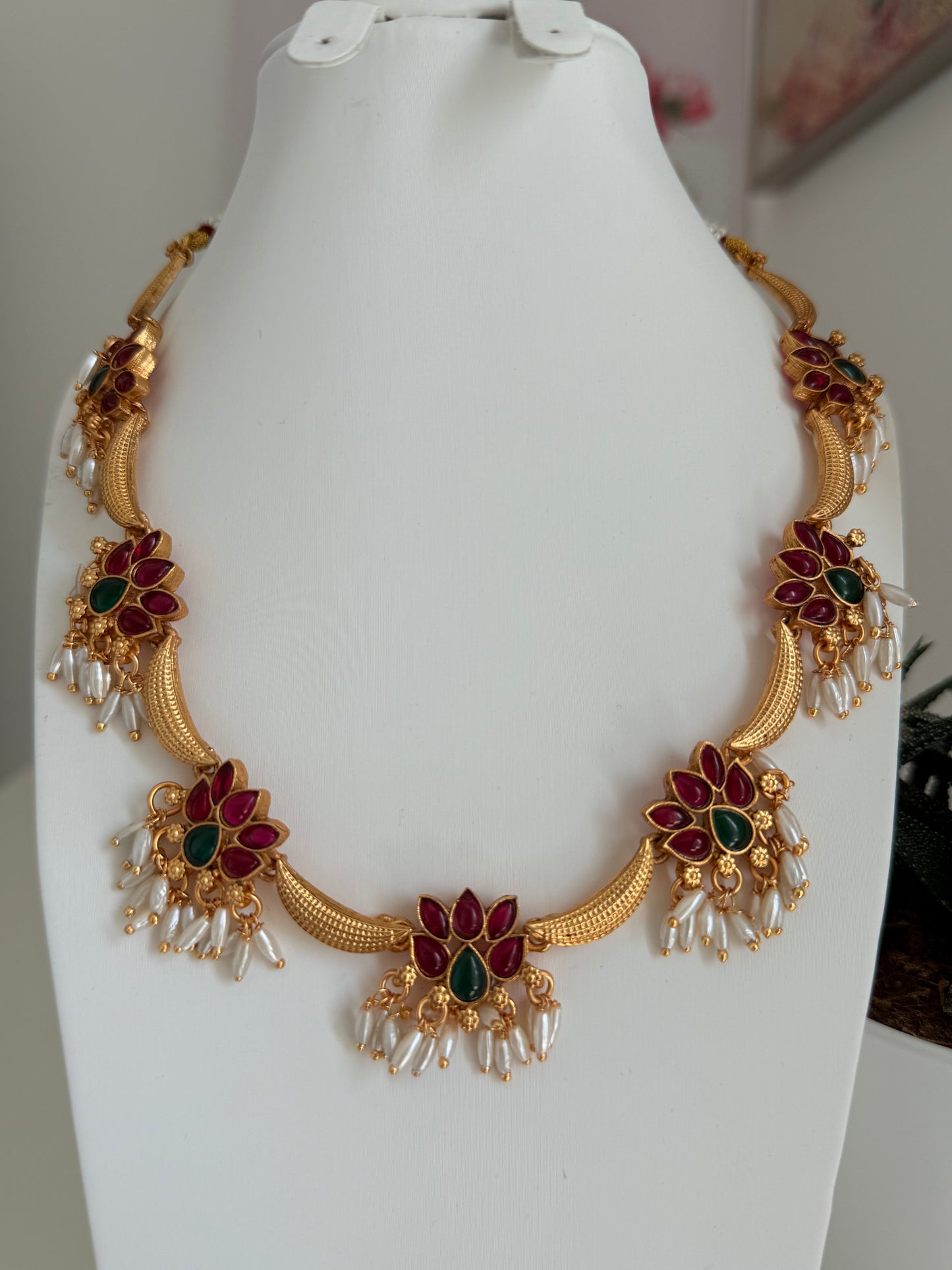 Party wear NS with Earrings and pearl detailing