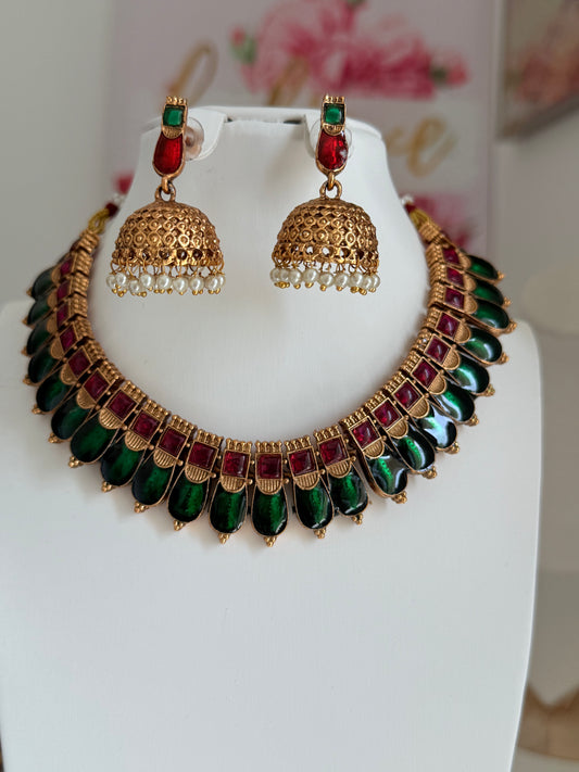 Necklace set with  Jhumka