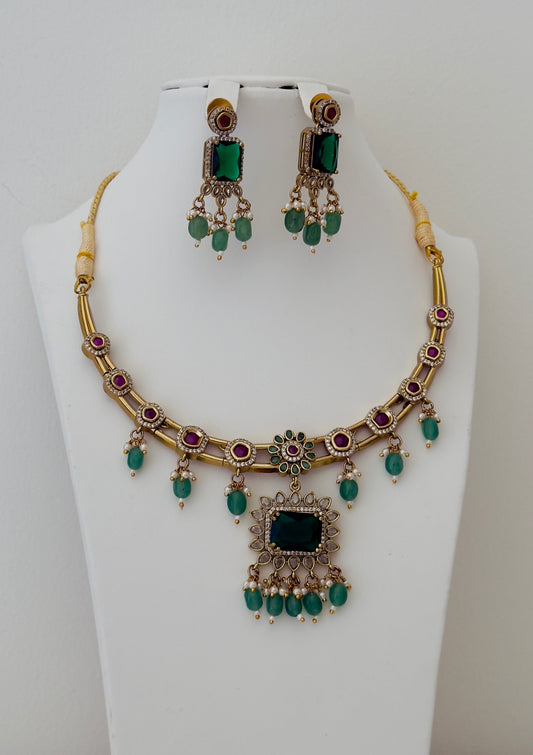 Premium Partywear Necklace set and Earring