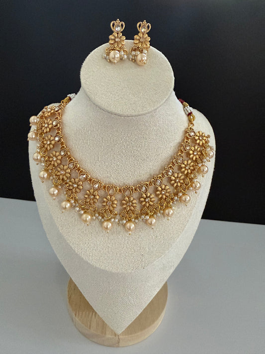 Designer/Party wear Pearl set