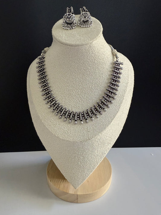 Oxidised NS with small Jhumka