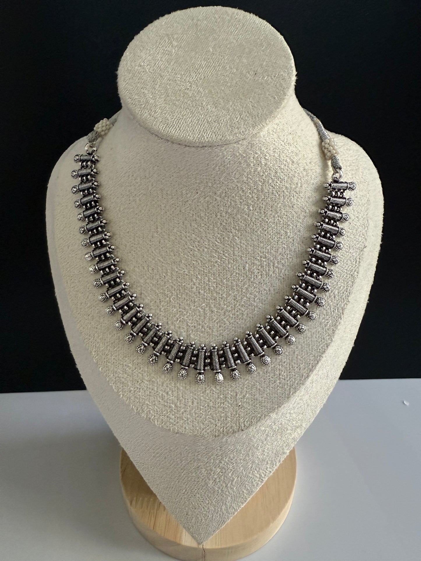 Oxidised NS with small Jhumka