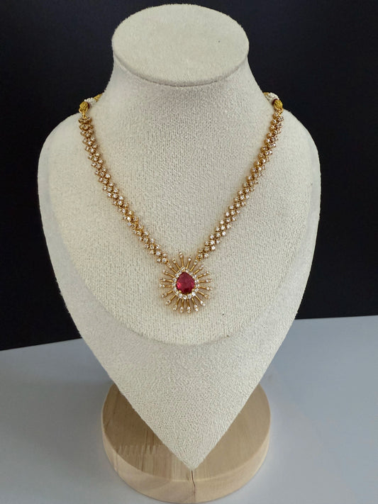 Partywear Designer Necklace set with earring